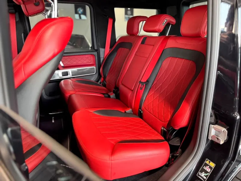 2020 Mercedes-Benz G-Class G 63 AMG 4.0L Twin-Turbocharged V8 Engine Black Red SUV