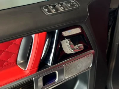 2020 Mercedes-Benz G-Class G 63 AMG 4.0L Twin-Turbocharged V8 Engine Black Red SUV