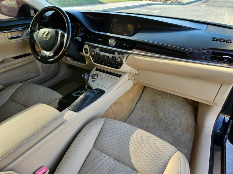 2013 Lexus ES-Series ES 350 6 Cylinders Petrol Engine Black Beige Sedan American Specs