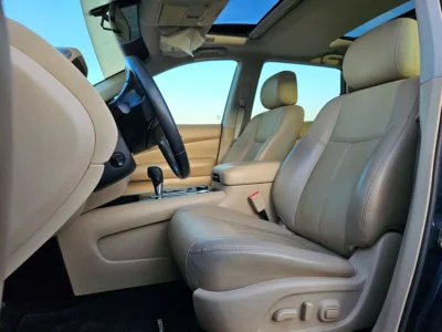 2016 Nissan Pathfinder Platinum 6 Cylinders Engine Blue Beige SUV GCC Specs Full Option