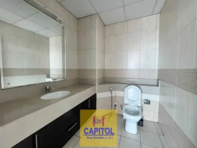 880 sqft Fully Furnished Fitted Office with Partitions | Prism Tower, Business Bay