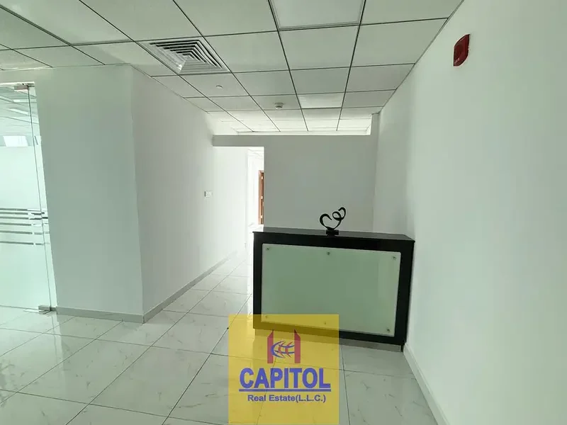 1,901 sqft Zero Commission Deal Office with Partitions | Prism Tower, Business Bay