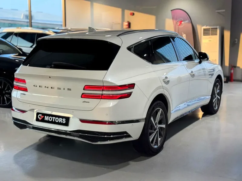 2024 Genesis GV80 Prestige 4 Cylinders Petrol Engine White Luxury SUV Korean Specs