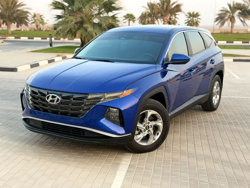 2023 Hyundai Tucson Comfort 4 Cylinders Petrol Engine Blue Black SUV American Specs