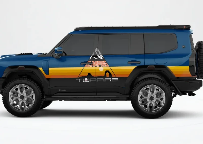 2027 Jetour G700 Top Fire 2.0T Plug-in Hybrid 4 Cylinders Engine Blue Orange SUV