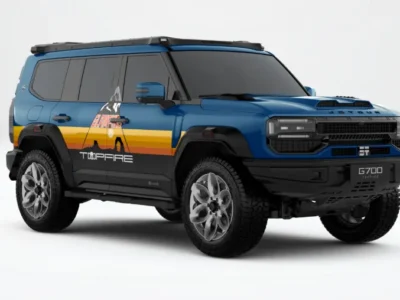 2027 Jetour G700 Top Fire 2.0T Plug-in Hybrid 4 Cylinders Engine Blue Orange SUV