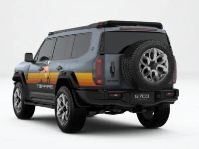 2027 Jetour G700 Top Fire 2.0T Plug-in Hybrid 4 Cylinders Engine Grey Orange SUV