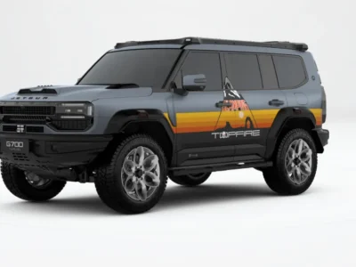 2027 Jetour G700 Top Fire 2.0T Plug-in Hybrid 4 Cylinders Engine Grey Orange SUV