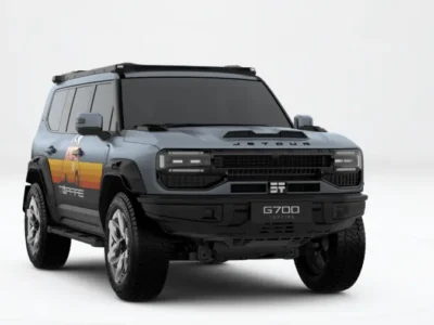2027 Jetour G700 Top Fire 2.0T Plug-in Hybrid 4 Cylinders Engine Grey Orange SUV