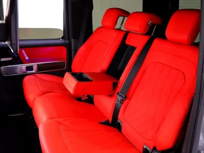 2025 Mercedes-Benz G-Class G 63 AMG 4.0L V8 Biturbo Engine Grey Red SUV GCC Specs