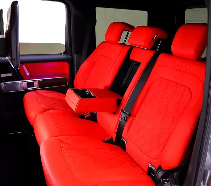 2025 Mercedes-Benz G-Class G 63 AMG 4.0L V8 Biturbo Engine Grey Red SUV GCC Specs