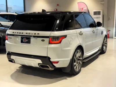 2019 Land Rover Range Rover Sport HSE Dynamic 3.0L Supercharged V6 White Red SUV