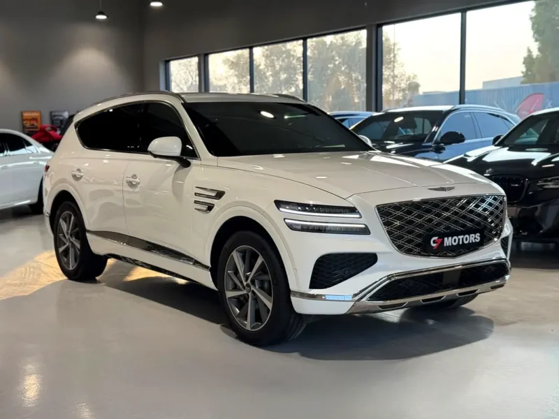 2024 Genesis GV80 Prestige 4 Cylinders Petrol Engine White Luxury SUV Korean Specs