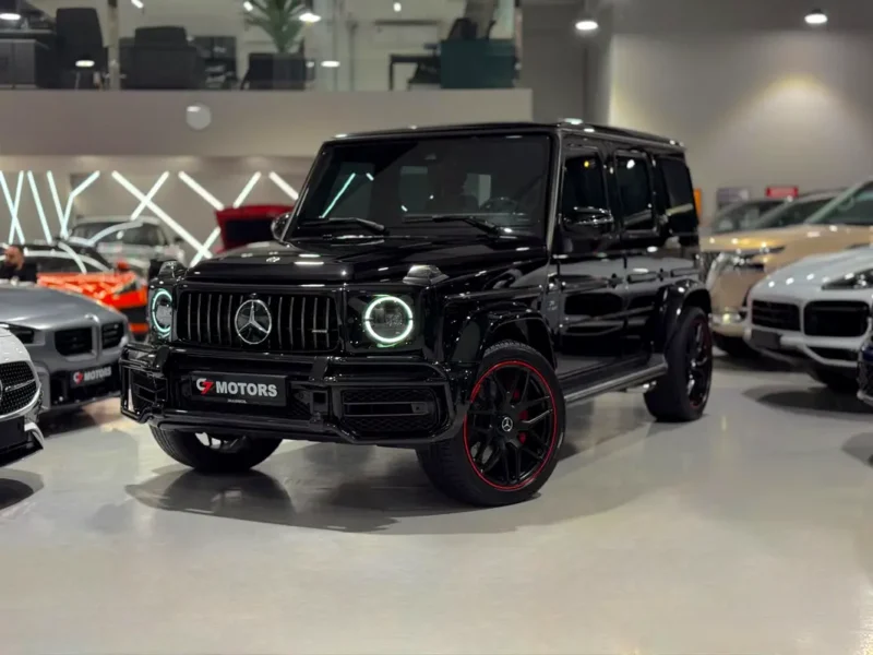 2020 Mercedes-Benz G-Class G 63 AMG 4.0L Twin-Turbocharged V8 Engine Black Red SUV