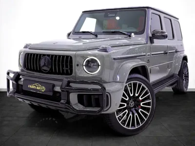 2025 Mercedes-Benz G-Class G 63 AMG 4.0L V8 Biturbo Engine Grey Red SUV GCC Specs