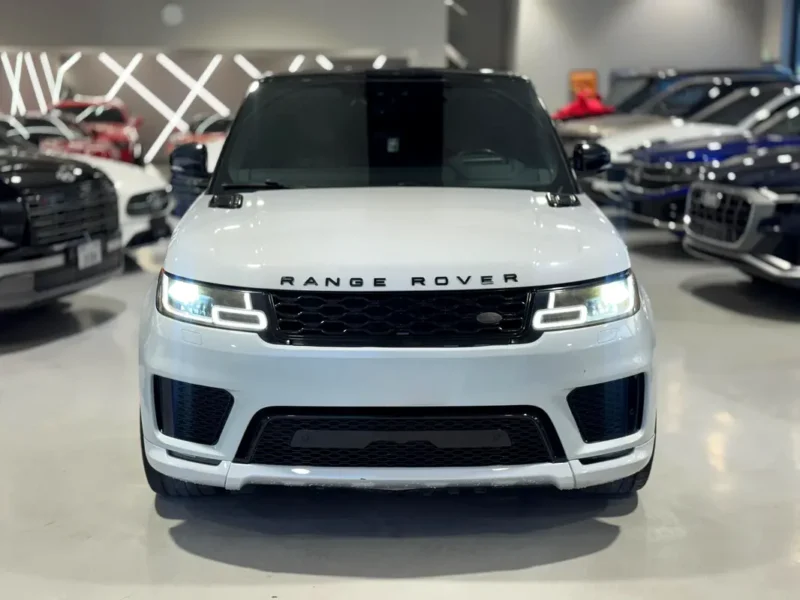 2019 Land Rover Range Rover Sport HSE Dynamic 3.0L Supercharged V6 White Red SUV