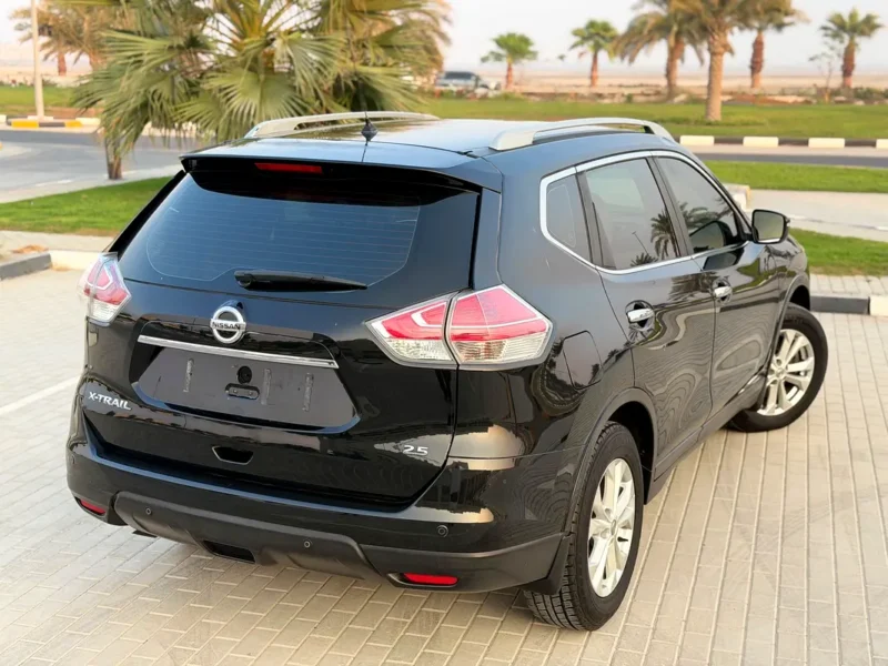2015 Nissan X-Trail SV 4 Cylinders Petrol Engine Black Beige Perfect Family SUV GCC Specs