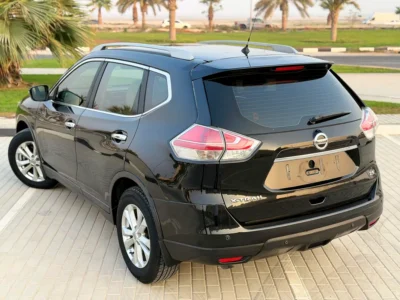 2015 Nissan X-Trail SV 4 Cylinders Petrol Engine Black Beige Perfect Family SUV GCC Specs
