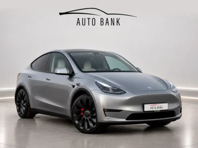 2024 Tesla Model Y Performance Grey White All-Electric Dual-Motor AWD SUV GCC Specs