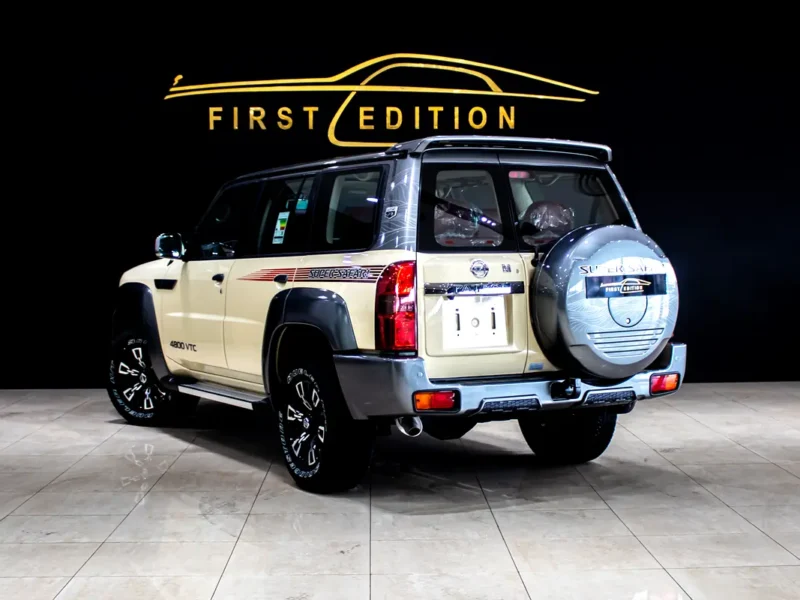 2023 Nissan Patrol Safari Super Safari 8 Cylinders Petrol Engine Beige Red SUV GCC Specs