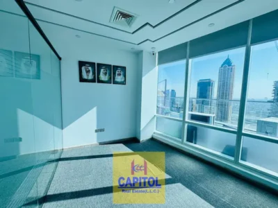 642 sqft Fitted Executive Office Space | Park Lane Tower, Business Bay
