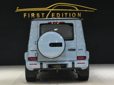 2022 Mercedes-Benz G-Class G 63 AMG 4.0L V8 Biturbo Petrol Engine Blue White SUV