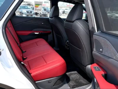 2025 Lexus RX-Series RX 500h F Sport Performance 4 Cylinders Hybrid Engine White Red SUV
