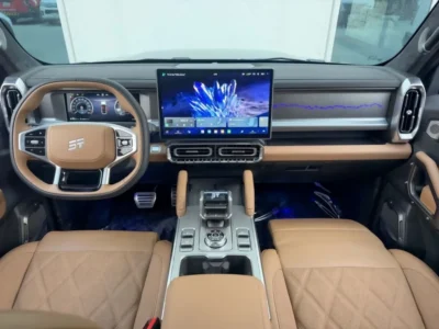 2027 Jetour T2 LUXURY PLUS 2.0 Litres 4 Cylinders Petrol Engine Black Tan SUV GCC Specs