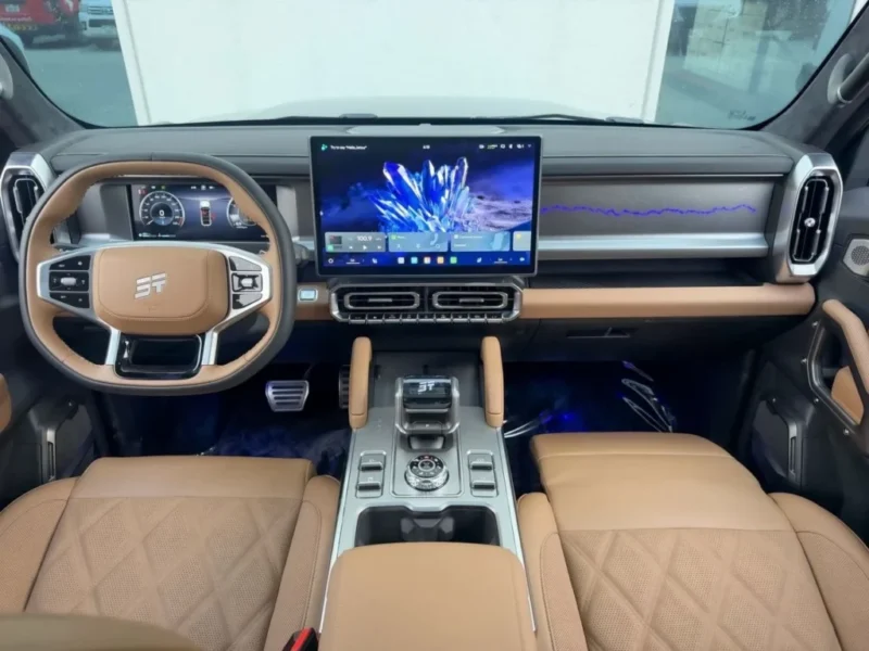 2027 Jetour T2 LUXURY PLUS 2.0 Litres 4 Cylinders Petrol Engine Black Tan SUV GCC Specs