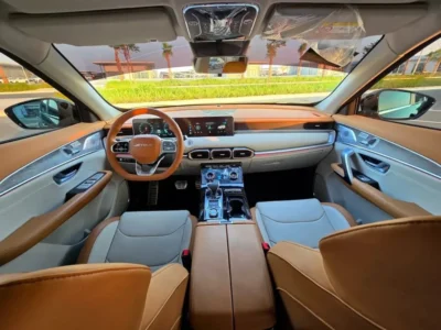 2027 Jetour X70 Plus LUX 1.5 Litres 4 Cylinders Petrol Engine Black Orange SUV GCC Specs