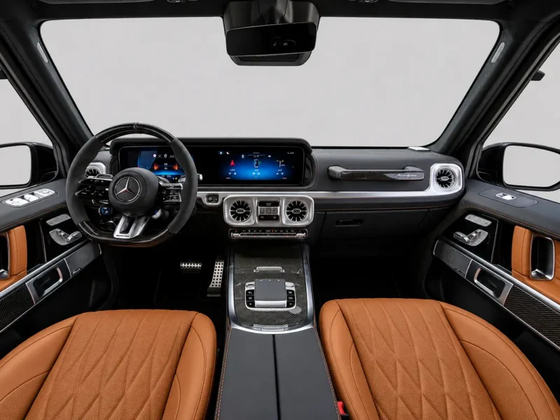 2026 Mercedes-Benz G-Class G 63 AMG 4.0L V8 Biturbo Petrol Engine Black Brown SUV