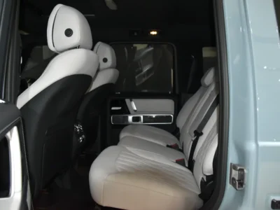 2022 Mercedes-Benz G-Class G 63 AMG 4.0L V8 Biturbo Petrol Engine Blue White SUV