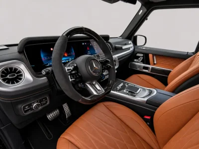 2026 Mercedes-Benz G-Class G 63 AMG 4.0L V8 Biturbo Petrol Engine Black Brown SUV