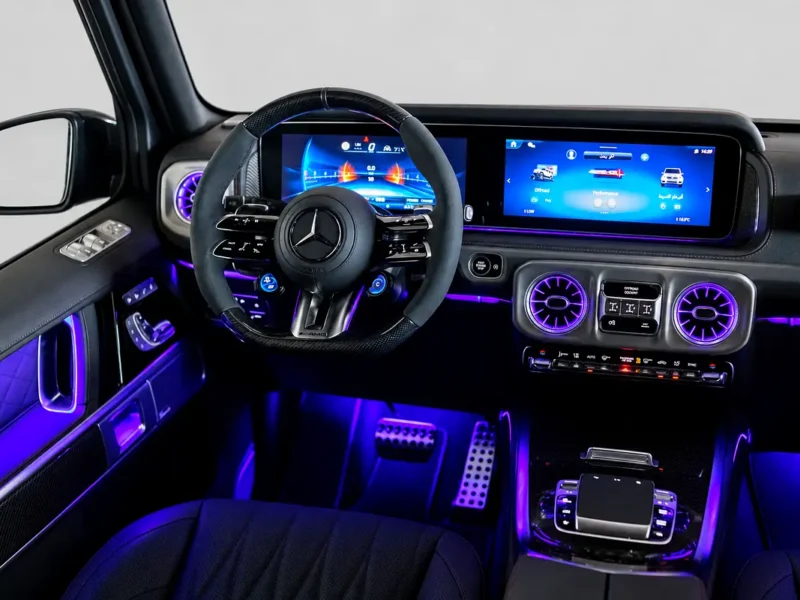 2026 Mercedes-Benz G-Class G 63 AMG 4.0L V8 Biturbo Petrol Engine Grey Black SUV