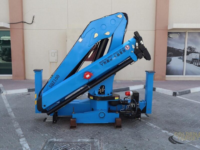 2026 New CLW SQZ100-2 Knuckle boom (5-ton) Crane - Blue