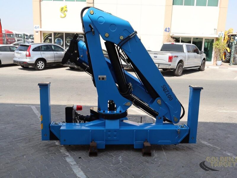 2026 New CLW SQZ100-2 Knuckle boom (5-ton) Crane - Blue