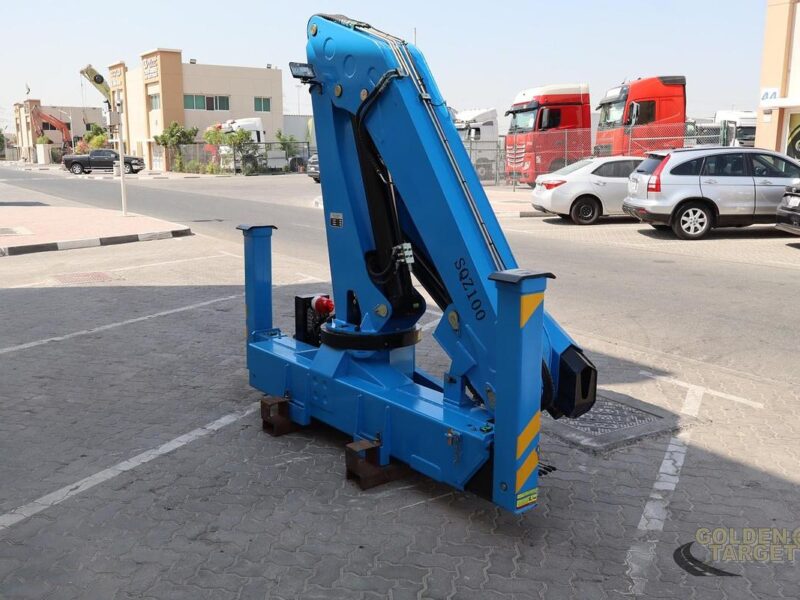 2026 New CLW SQZ100-2 Knuckle boom (5-ton) Crane - Blue