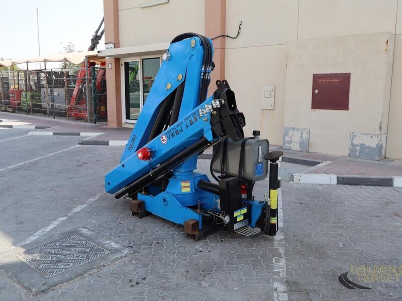 2026 New CLW SQZ80-2 Knuckle boom (4-ton) Crane - Blue