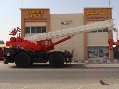 2005 TADANO TR-500-EX 4x4 Rough-Terrain Crane 6 Cylinders Diesel Engine - Red