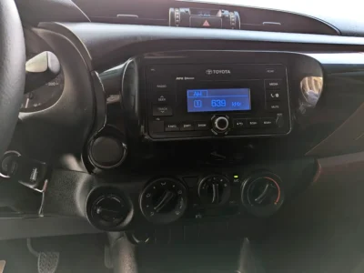 2022 Toyota Hilux 2.4 Litres 4-Cylinder Diesel Engine White Red Pickup Truck GCC Specs