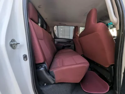 2022 Toyota Hilux 2.4 Litres 4-Cylinder Diesel Engine White Red Pickup Truck GCC Specs