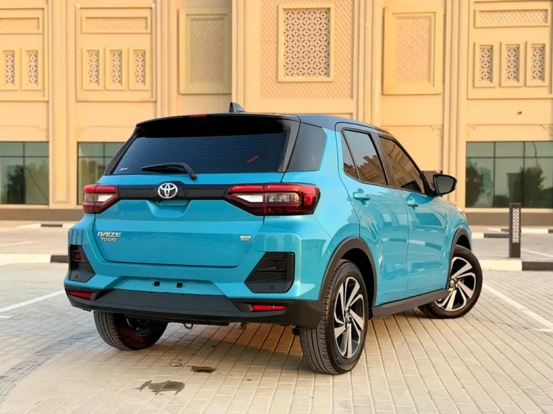 2023 Toyota Raize Turbo G 3 Cylinders Petrol Engine Blue Grey Family SUV GCC Specs