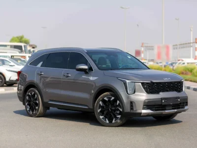 2024 Kia Sorento SX Prestige 2.5L Turbocharged 4 Cylinders Petrol Engine Grey Tan SUV