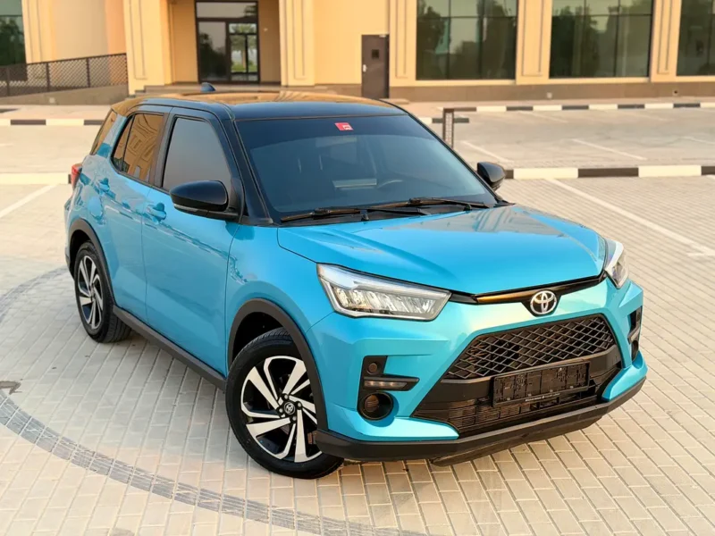 2023 Toyota Raize Turbo G 3 Cylinders Petrol Engine Blue Grey Family SUV GCC Specs