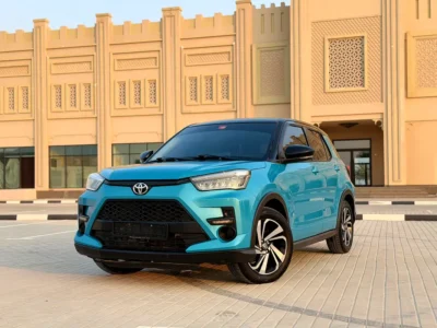 2023 Toyota Raize Turbo G 3 Cylinders Petrol Engine Blue Grey Family SUV GCC Specs