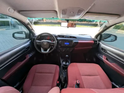 2022 Toyota Hilux 2.4 Litres 4-Cylinder Diesel Engine White Red Pickup Truck GCC Specs