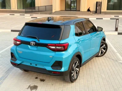 2023 Toyota Raize Turbo G 3 Cylinders Petrol Engine Blue Grey Family SUV GCC Specs