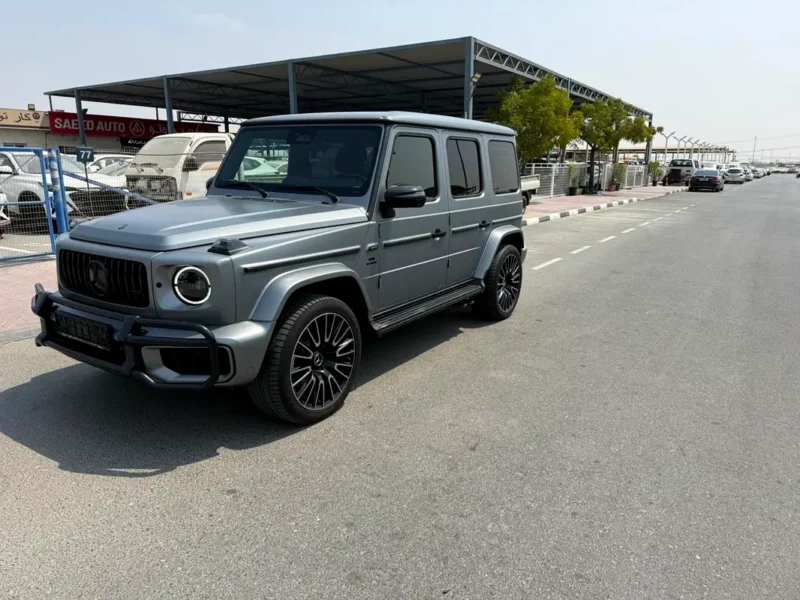 2025 Mercedes-Benz G-Class G 63 AMG 4.0 Litres Biturbo V8 Petrol Engine Grey SUV GCC