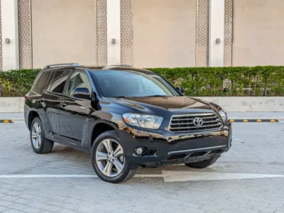 2009 Toyota Highlander Limited 6 Cylinders Petrol Engine Black Grey SUV American Specs
