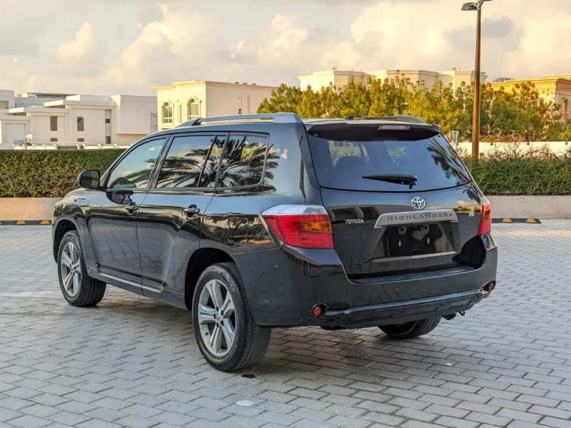 2009 Toyota Highlander Limited 6 Cylinders Petrol Engine Black Grey SUV American Specs